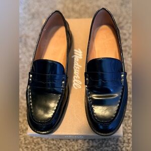 Madewell Black Leather Loafers for Women